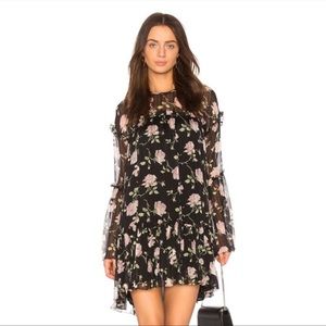 Ulla Johnson DALIA SILK FLORAL DRESS